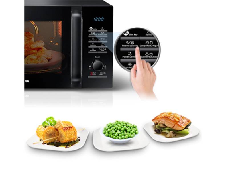 Samsung MC28A5125AK Combination Microwave, SensorCook, Black, 28 L - Amazing Gadgets Outlet