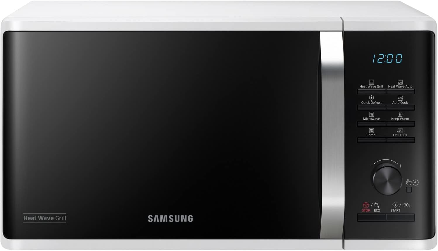 Samsung MG23K3575AW Microwave Grill, 800W Power, 23 Litre, White - Amazing Gadgets Outlet