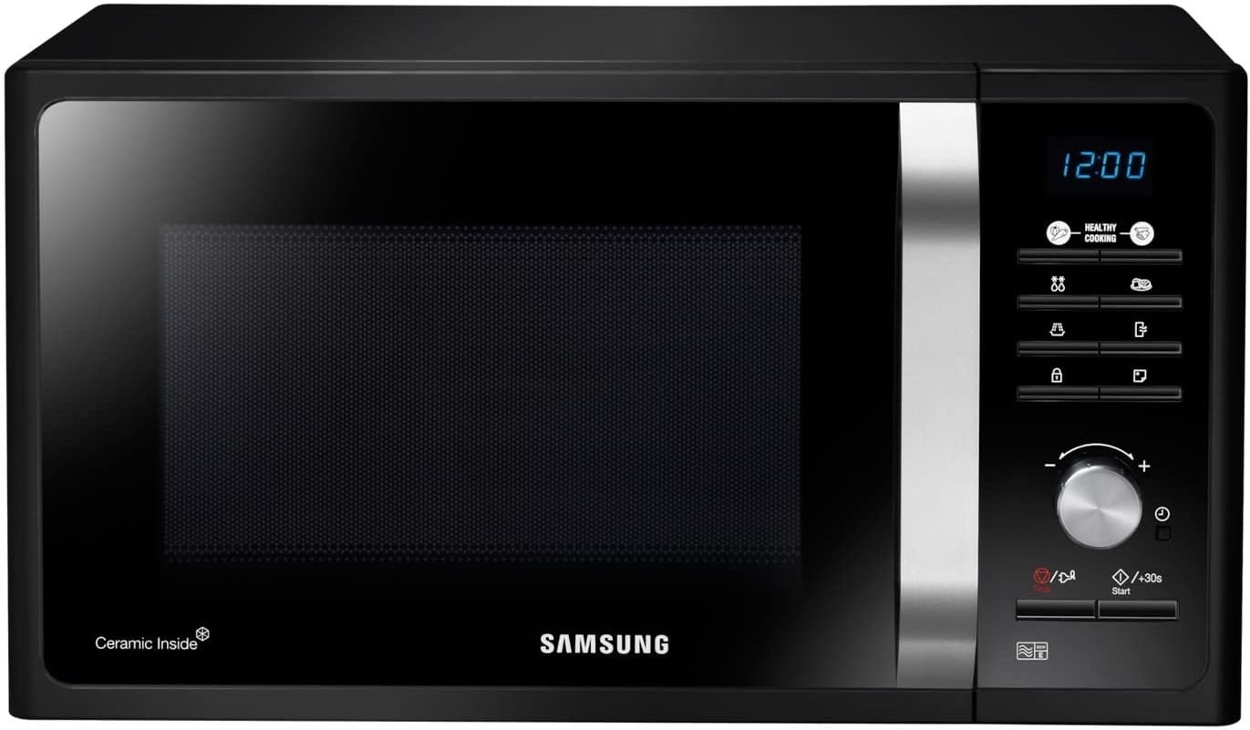 Samsung MS23F301TAK Solo Microwave, 800W, 23 Litre, Black - Amazing Gadgets Outlet