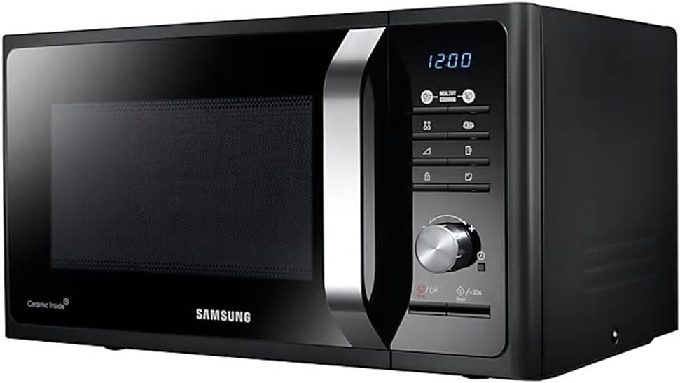 Samsung MS23F301TAK Solo Microwave, 800W, 23 Litre, Black - Amazing Gadgets Outlet