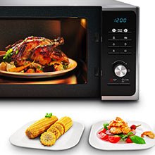 Samsung MS23F301TAK Solo Microwave, 800W, 23 Litre, Black - Amazing Gadgets Outlet