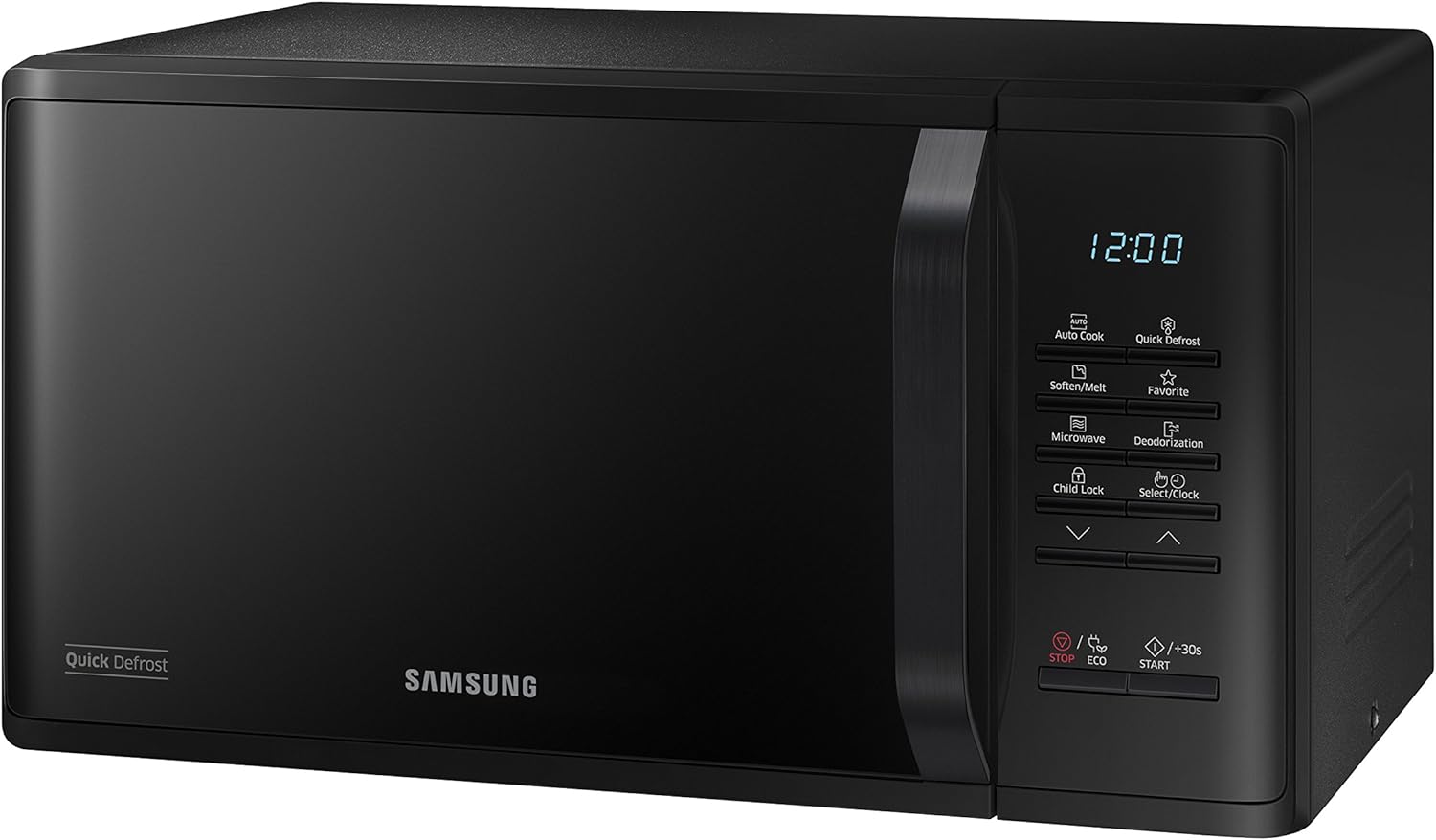 Samsung MS23K3513AK Solo Microwave, 23 Litre, Black - Amazing Gadgets Outlet