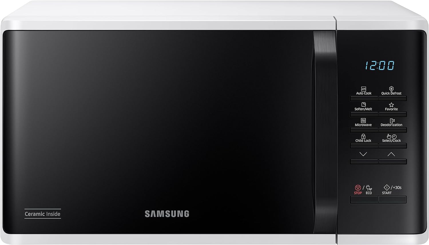 Samsung MS23K3513AK Solo Microwave, 23 Litre, Black - Amazing Gadgets Outlet