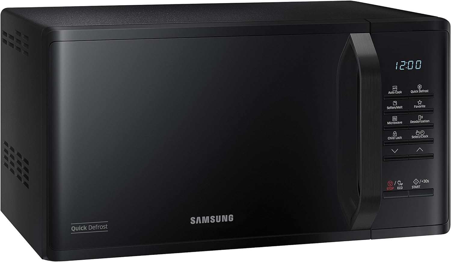 Samsung MS23K3513AK Solo Microwave, 23 Litre, Black - Amazing Gadgets Outlet