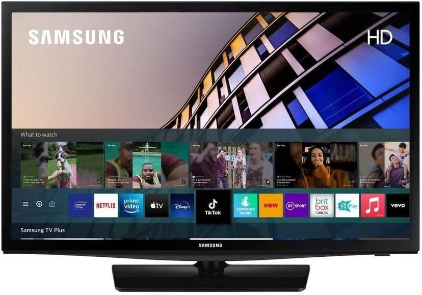 Samsung N4300 24 Inch Smart TV - Ultra Clean View, Purcolour Technology For Quality Picture, Smart TV With Streaming Services, HDMI & USB Ports, TV Plus Installed, Perfect For Gaming - Amazing Gadgets Outlet