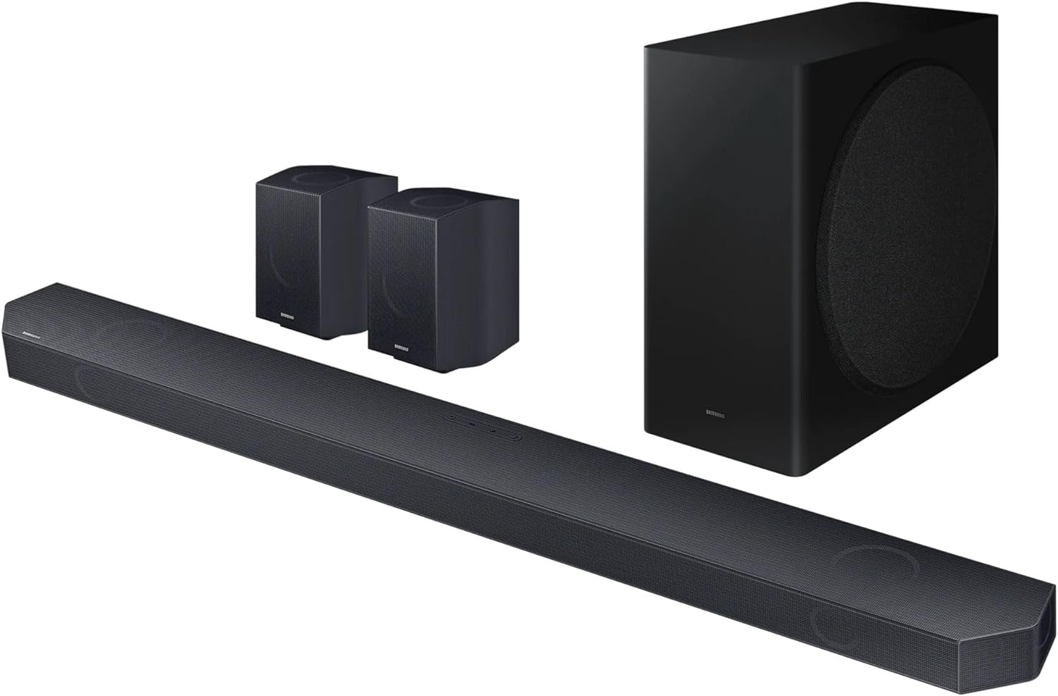 Samsung Q930C Soundbar Speaker (2023) - 17 Speaker Home Sound System With Adaptive Sound, Wireless Dolby Atmos And Wireless Subwoofer, Alexa Built In, Smart Surround Sound, Bluetooth, WiFi & Airplay - Amazing Gadgets Outlet