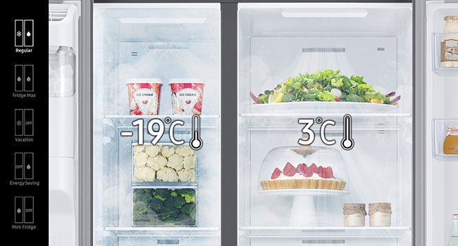 Samsung RS67A8810B1/EU Fridge Freezer RS8000 7 Series American Style Fridge Freezer with SpaceMax Technology, 409 Litre fridge, 225 Litre freezer - Amazing Gadgets Outlet