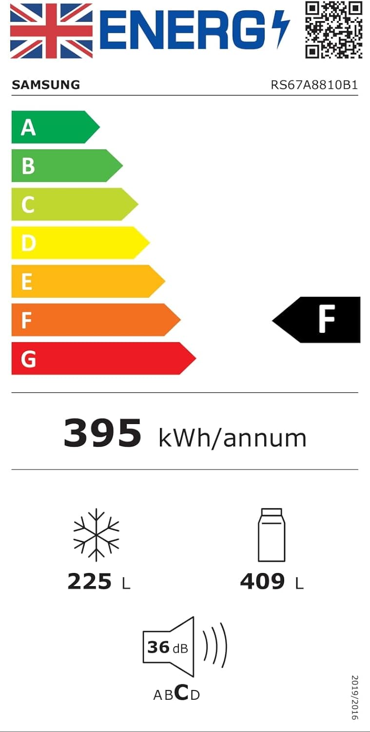 Samsung RS67A8810B1/EU Fridge Freezer RS8000 7 Series American Style Fridge Freezer with SpaceMax Technology, 409 Litre fridge, 225 Litre freezer - Amazing Gadgets Outlet
