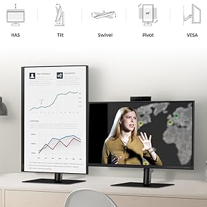 Samsung S24A400VEU - S40VA Series - LED monitor - 24" - 1920 x 1080 Full HD (1080p) @ 75 Hz - IPS - 250 cd/m² - 1000:1 - 5 ms - HDMI, VGA, DisplayPort - speakers - black - Amazing Gadgets Outlet