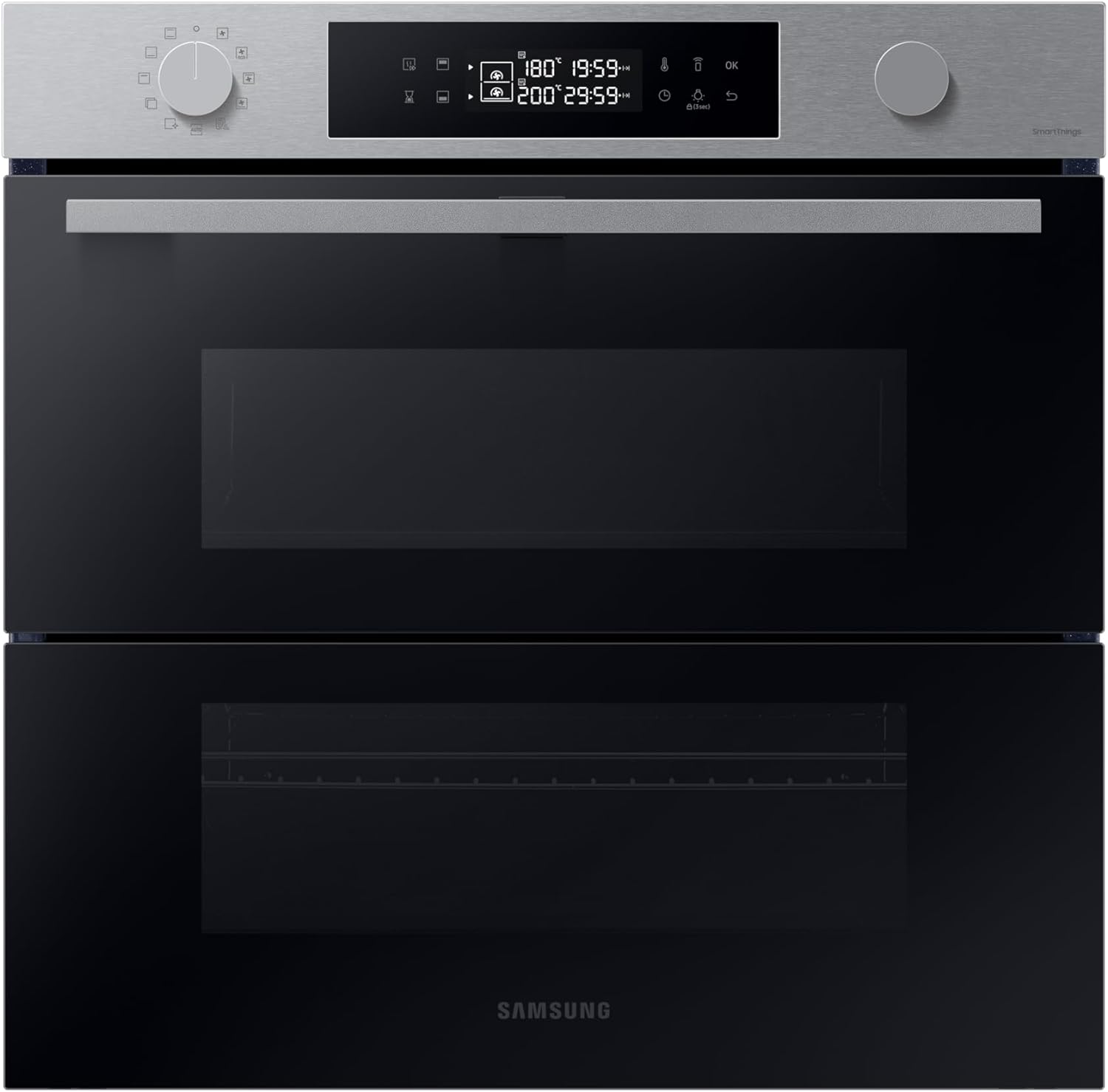 Samsung Series 4 Dual Cook Flex Smart Oven with Catalytic Cleaning, Colour: Stainless Steel, NV7B45205AS - Amazing Gadgets Outlet