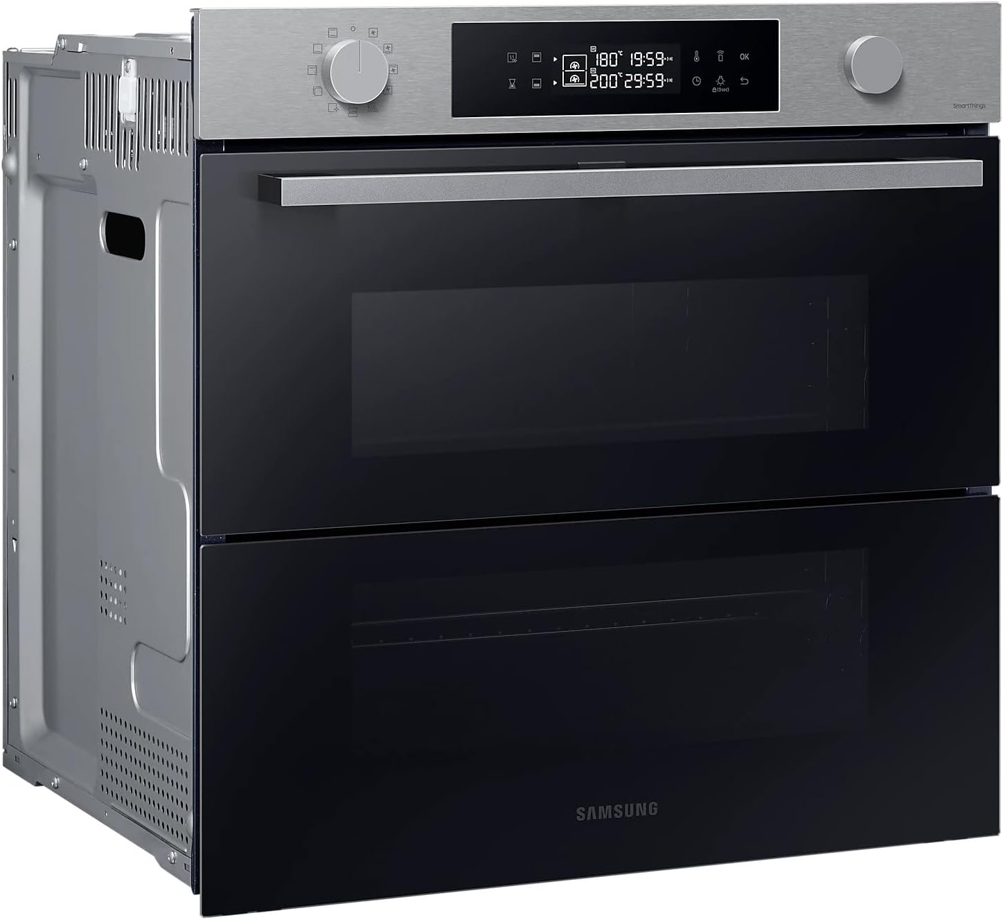 Samsung Series 4 Dual Cook Flex Smart Oven with Pyrolytic Cleaning, Colour: Stainless Steel, NV7B45305AS - Amazing Gadgets Outlet