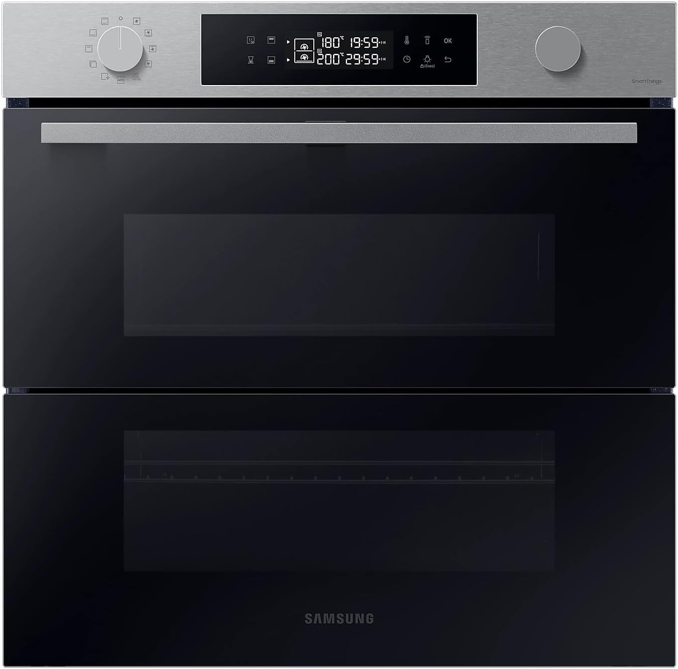 Samsung Series 4 Dual Cook Flex Smart Oven with Pyrolytic Cleaning, Colour: Stainless Steel, NV7B45305AS - Amazing Gadgets Outlet