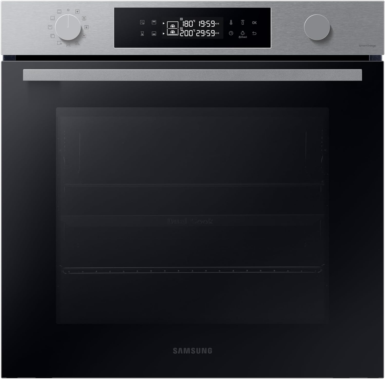 Samsung Series 4 Dual Cook Smart Oven with Pyrolytic Cleaning, Colour: Stainless Steel, NV7B4430ZAS - Amazing Gadgets Outlet