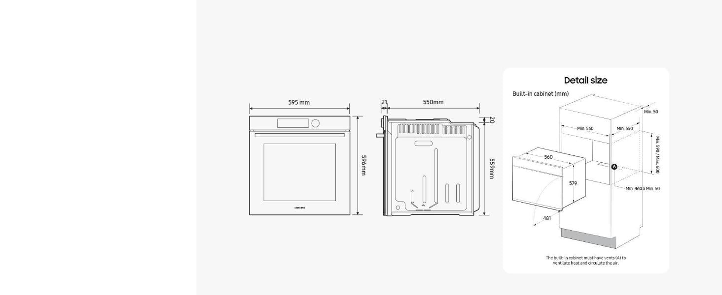 Samsung Series 4 Dual Cook Smart Oven with Pyrolytic Cleaning, Colour: Stainless Steel, NV7B4430ZAS - Amazing Gadgets Outlet