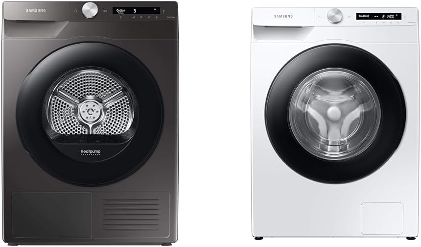 Samsung Series 5+ DV80T5220AN/S1 WiFi - enabled 8 kg Heat Pump Tumble Dryer - Graphite - A+++ Rated - Amazing Gadgets Outlet