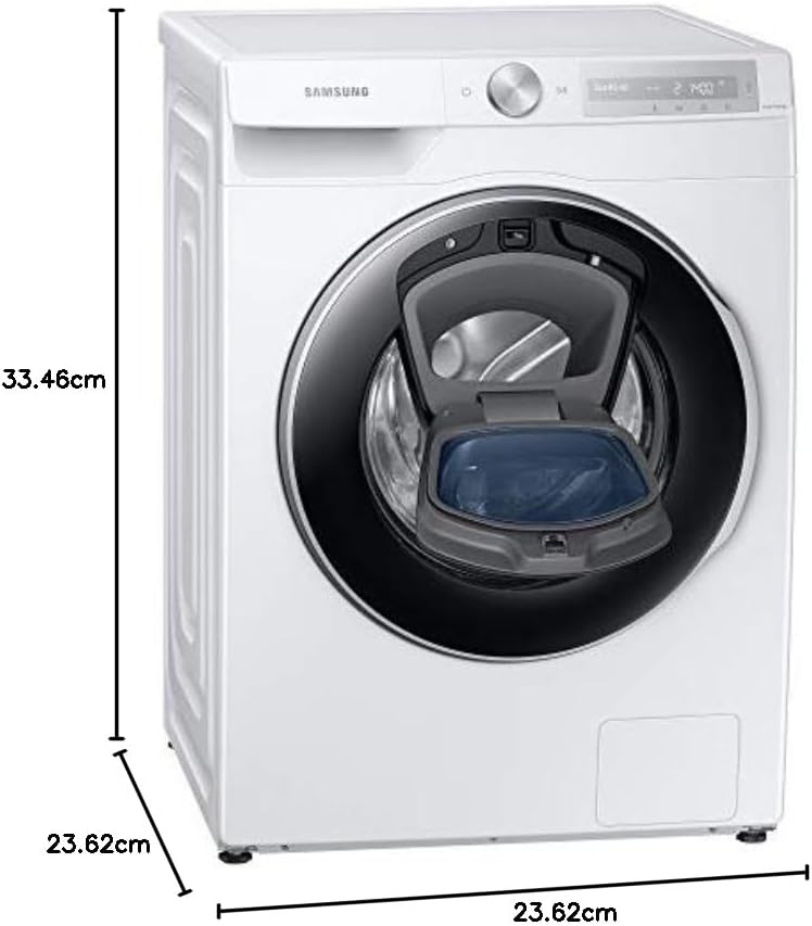 Samsung Series 6 WW90T684DLH/S1 with AddWash™ and Auto Dose Freestanding Washing Machine, 9 kg 1400 rpm, White, A Rated - Amazing Gadgets Outlet