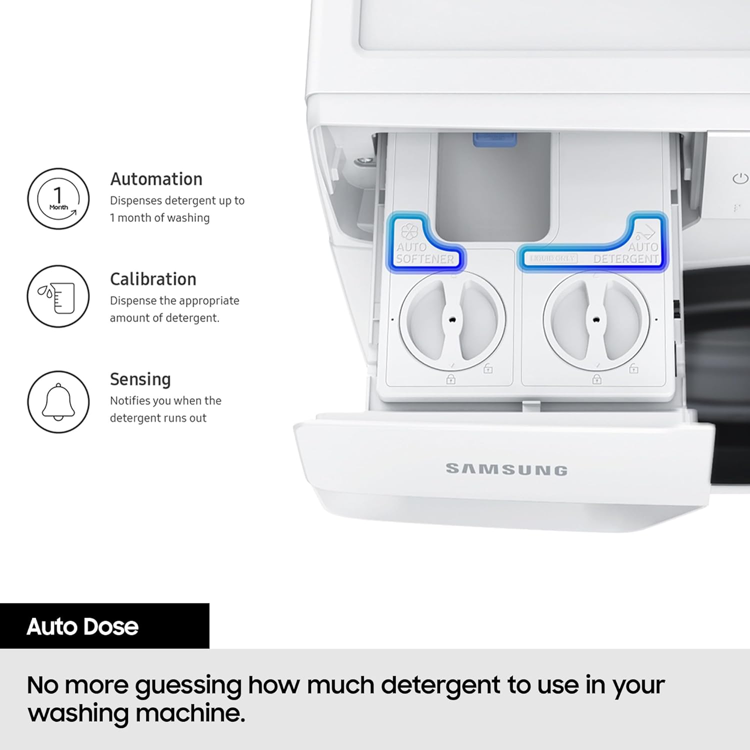 Samsung Series 7 QuickDrive and Auto Optimal Wash Washing Machine, 9kg, 1400rpm, White, WW90DB7U94GEU1 - Amazing Gadgets Outlet