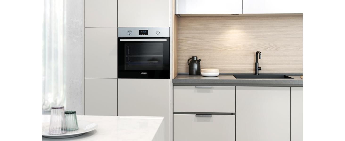 Samsung Single Fan Oven with Catalytic Cleaning, Colour: Stainless Steel, NV68A1140BS - Amazing Gadgets Outlet