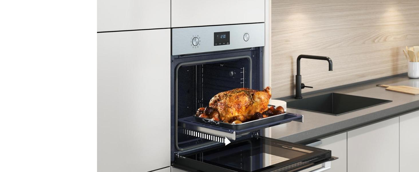 Samsung Single Fan Oven with Catalytic Cleaning, Colour: Stainless Steel, NV68A1140BS - Amazing Gadgets Outlet