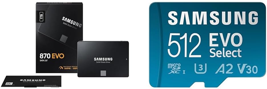 Samsung SSD 870 EVO, 4 TB, Form Factor 2.5 Inch, Intelligent Turbo Write, Magician 6 Software, Black   Import  Single ASIN  Import  Multiple ASIN ×Product customization General Description Gallery Reviews Variations Additional detail - Amazing Gadgets Outlet