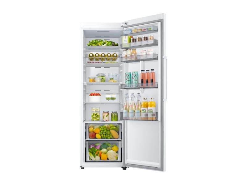Samsung Tall One Door Fridge, With Wi - Fi Embedded & SmartThings, All Around Cooling & Power Cool Features, Digital Inverter Technology, White, RR39C7BJ5WW/EU - Amazing Gadgets Outlet