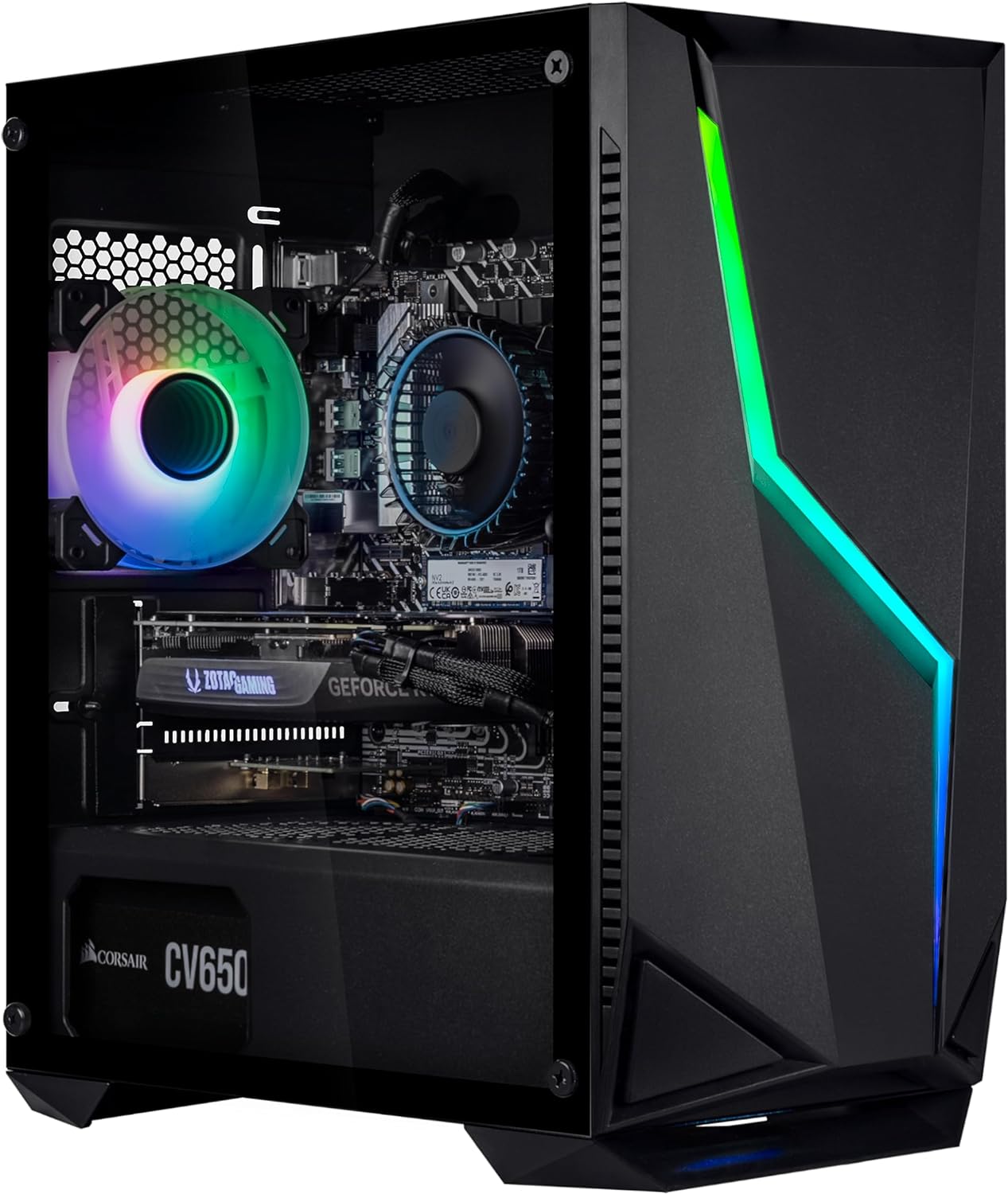 SCAN Argen Gaming PC | NVIDIA GeForce RTX 4060 Graphics Card | 1TB SSD | AMD Ryzen 5 5500 CPU | 16GB DDR4 RAM | Windows 11 & Xbox Gamepass Ultimate - Amazing Gadgets Outlet