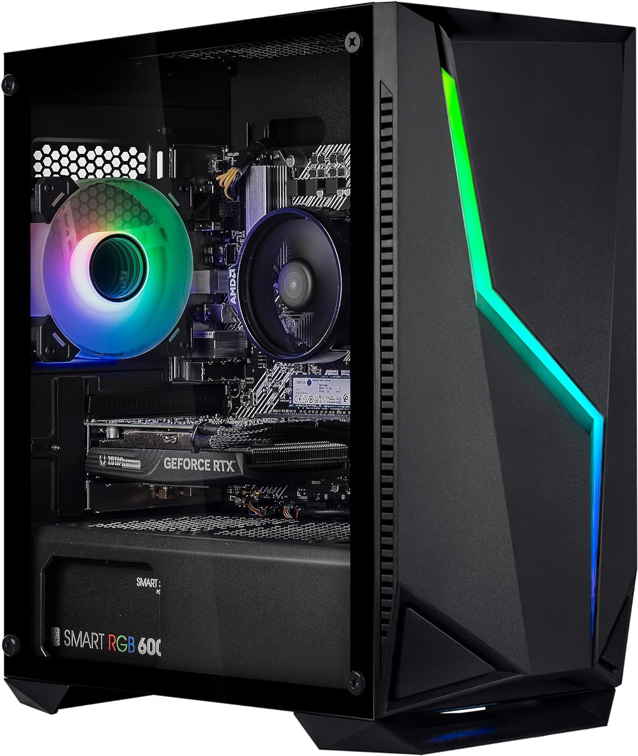 SCAN Argen Gaming PC | NVIDIA GeForce RTX 4060 Graphics Card | 1TB SSD | AMD Ryzen 5 5500 CPU | 16GB DDR4 RAM | Windows 11 & Xbox Gamepass Ultimate - Amazing Gadgets Outlet