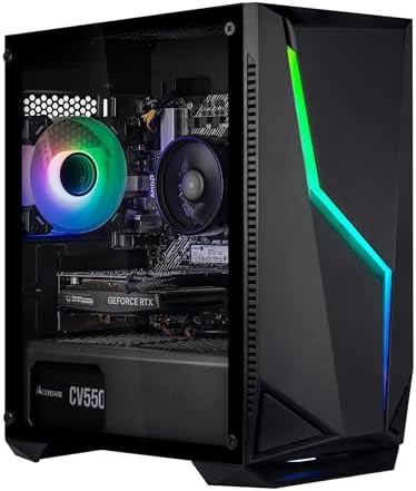 SCAN Argen Gaming PC | NVIDIA GeForce RTX 4060 Graphics Card | 1TB SSD | AMD Ryzen 5 5500 CPU | 16GB DDR4 RAM | Windows 11 & Xbox Gamepass Ultimate - Amazing Gadgets Outlet