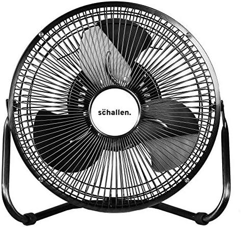 Schallen Small 9" Metal High Velocity Cold Air Circulator Adjustable Floor Fan with 3 Speed Settings (Copper) - Amazing Gadgets Outlet