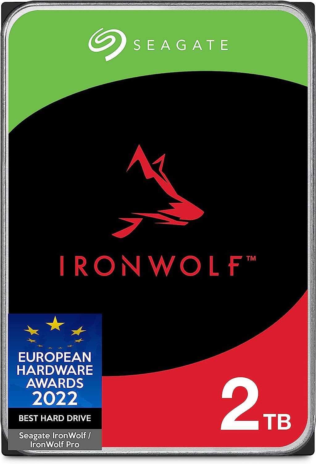 Seagate IronWolf, 4TB, NAS, Internal Hard Drive, CMR, 3.5 Inch, SATA, 6GB/s, 5,400 RPM, 256MB Cache, for RAID Network Attached Storage, 3 year Rescue Services, FFP (ST4000VNZ06) - Amazing Gadgets Outlet