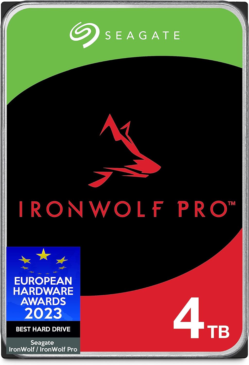 Seagate IronWolf, 4TB, NAS, Internal Hard Drive, CMR, 3.5 Inch, SATA, 6GB/s, 5,400 RPM, 256MB Cache, for RAID Network Attached Storage, 3 year Rescue Services, FFP (ST4000VNZ06) - Amazing Gadgets Outlet