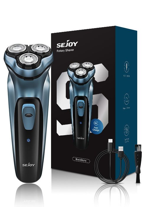 Sejoy Electric Razor for Men, 4D Magnetic Snap - On Razor Head, Cordless Electric Shavers Men Rechargeable, Upgraded Powerful Motor, Wet & Dry Shaving with Anti - Pinch, IPX7, Mocha - S - Amazing Gadgets Outlet