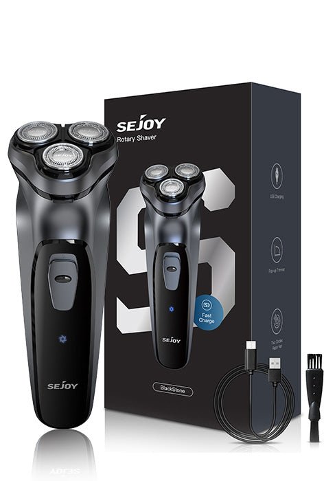 Sejoy Electric Razor for Men, 4D Magnetic Snap - On Razor Head, Cordless Electric Shavers Men Rechargeable, Upgraded Powerful Motor, Wet & Dry Shaving with Anti - Pinch, IPX7, Mocha - S - Amazing Gadgets Outlet