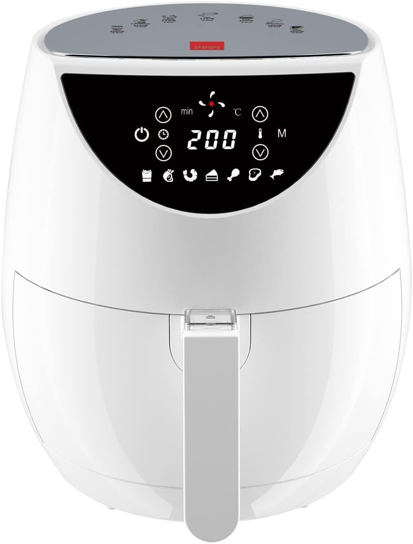 Sensio Home 12L Air Fryer Oven Rotisserie Function and Dehydrator, 10 in 1 Digital Display, 90 Minute Timer, Basket plus 4 More Accessories, Family Size Healthy Oil Free Cooking, 1800W Multifunctional - Amazing Gadgets Outlet