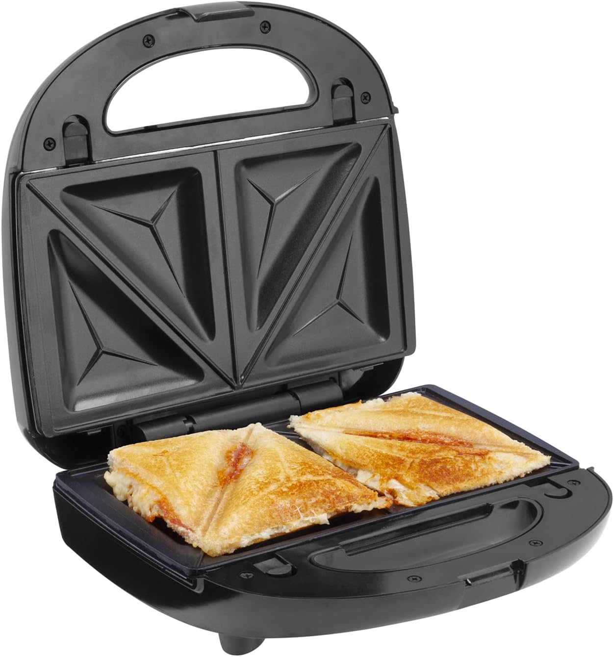 Sensio Home Multi Functional 3 in 1 Stylish Waffle, Deep Fill Sandwich, Panini or Grill Maker Machine Interchangeable Non Stick Easy Clean Plates, Secure Lock Plus Ready & Power Lights, Powerful Iron - Amazing Gadgets Outlet