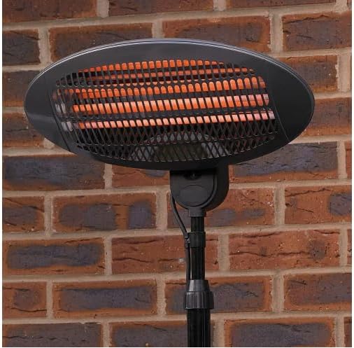 SENTIK® Patio Heater 2KW Free Standing Garden Heater Outdoor with Adjustable Height, 3 Power Settings, Tilting up - down Head, Instant Warmth, and Waterproof Design (Free Standing)   Import  Single ASIN  Import  Multiple ASIN ×Product customization - Amazing Gadgets Outlet