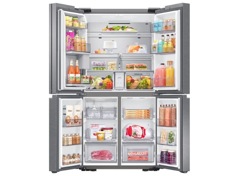 Series 9 French Style Fridge Freezer with Beverage Center™ in Matte Stainless - Amazing Gadgets Outlet