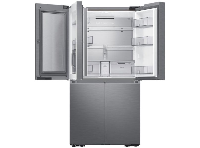 Series 9 French Style Fridge Freezer with Beverage Center™ in Matte Stainless - Amazing Gadgets Outlet