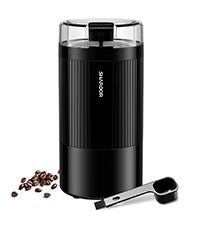 SHARDOR Electric Coffee Grinder with Safe and Durable 304 Stainless Steel Blades,Fast Grinding for Coffee Beans, Dried Spice, Nuts, Herbs with Cleaning Brush - Amazing Gadgets Outlet