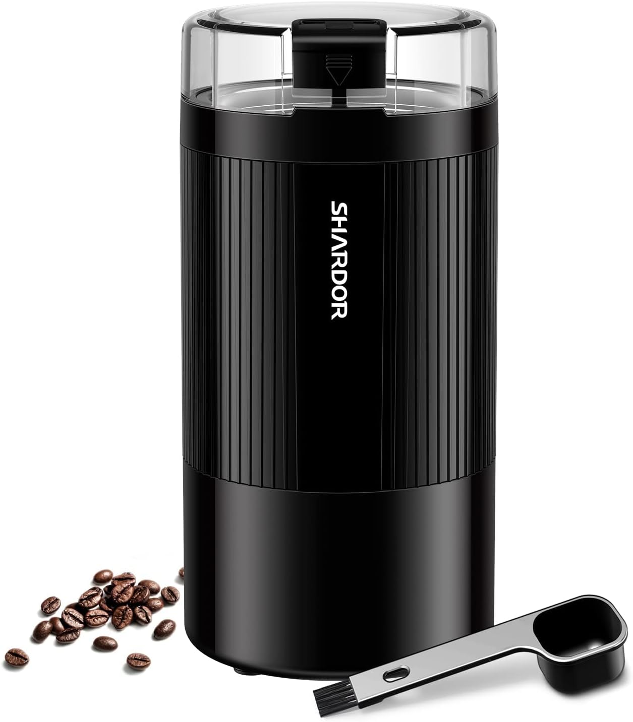 SHARDOR Electric Coffee Grinder with Safe and Durable 304 Stainless Steel Blades,Fast Grinding for Coffee Beans, Dried Spice, Nuts, Herbs with Cleaning Brush - Amazing Gadgets Outlet