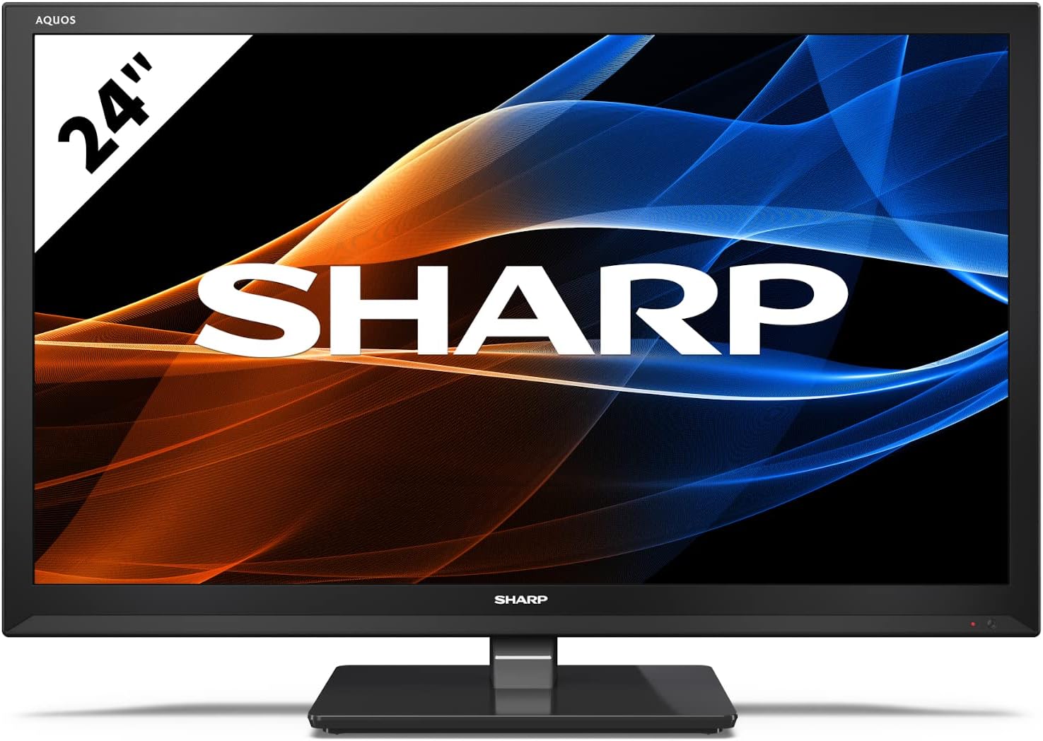 SHARP 24EA3K 24 Inch 720p HD Ready LED TV with Freeview HD, 2 x HDMI, SCART, USB Record and Media Player - Black - Amazing Gadgets Outlet