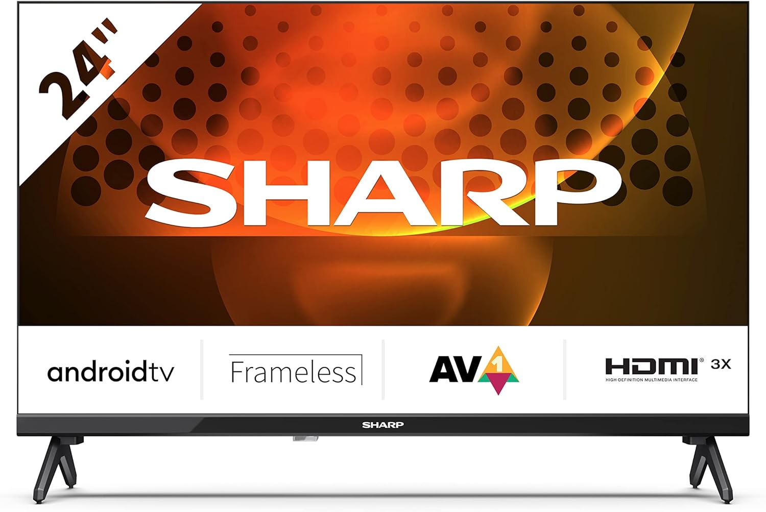 Sharp 24FH6KA 24 - Inch HD Ready Android TV™ in Black with Active Motion 400, Chromecast, Google Assistant, Freeview Play, DTS Virtual:X, Pre - Installed Apps, 3x HDMI & 2x USB   Import  Single ASIN  Import  Multiple ASIN ×Product customization - Amazing Gadgets Outlet