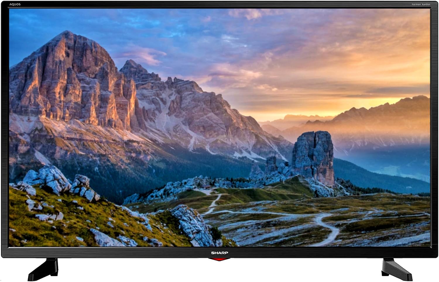 SHARP 32BB2I 32 - Inch 720p HD Ready LED TV with Freeview Tuner, SCART, USB & 3 x HDMI – Black - Amazing Gadgets Outlet