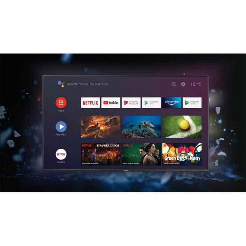 SHARP 4TC70FN2KL2 70" 4K Ultra HD LED Smart TV With Google Assist - Amazing Gadgets Outlet
