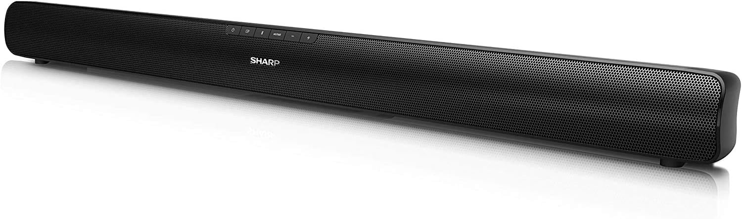 SHARP HT - SB95 40W 2.0 Slim Soundbar with Bluetooth, HDMI ARC/CEC & Remote Control (Optional Wall Mounted) - Black - Amazing Gadgets Outlet