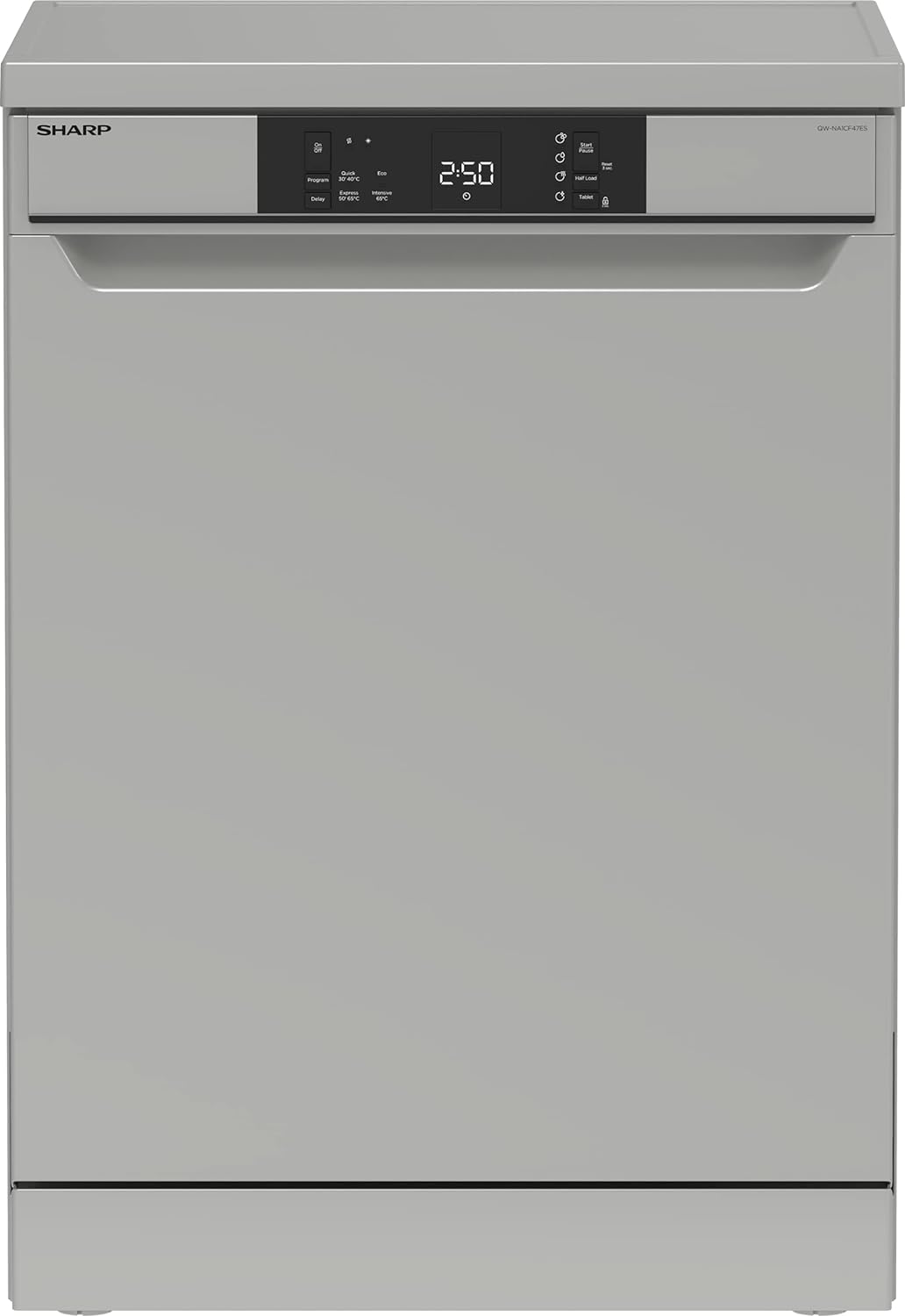 SHARP QW - NA1CF47EW, Freestanding, Dishwasher, 13 Place Settings, White LED Display, Active Drying, White Colour - Amazing Gadgets Outlet