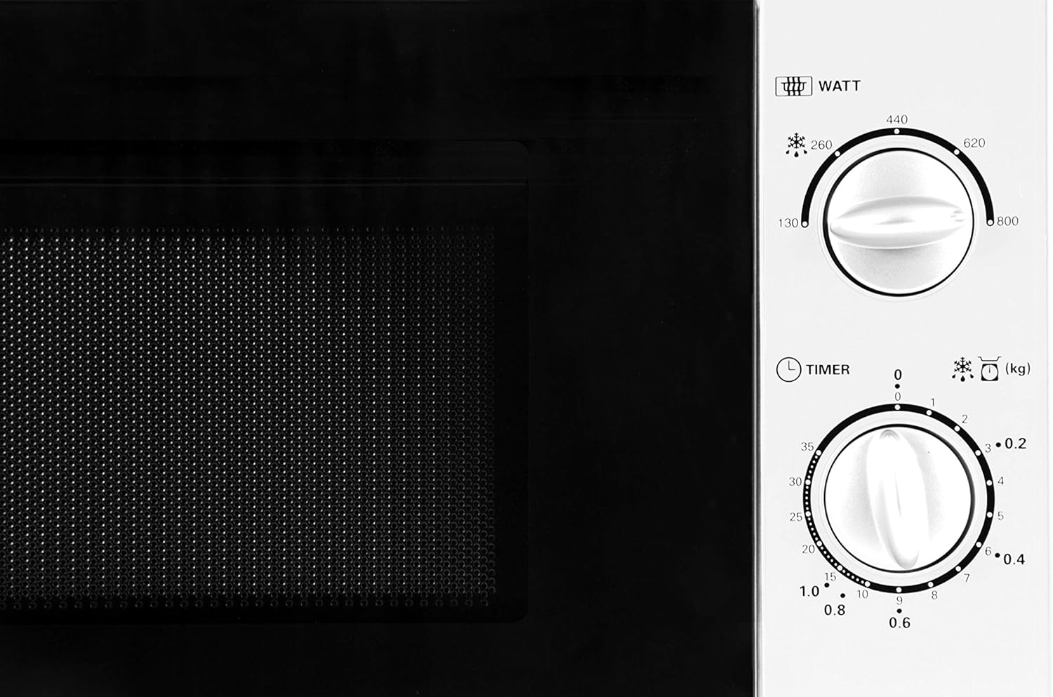 Sharp R20DWM Solo Microwave, 20 Litre capacity, 800W, White - Amazing Gadgets Outlet