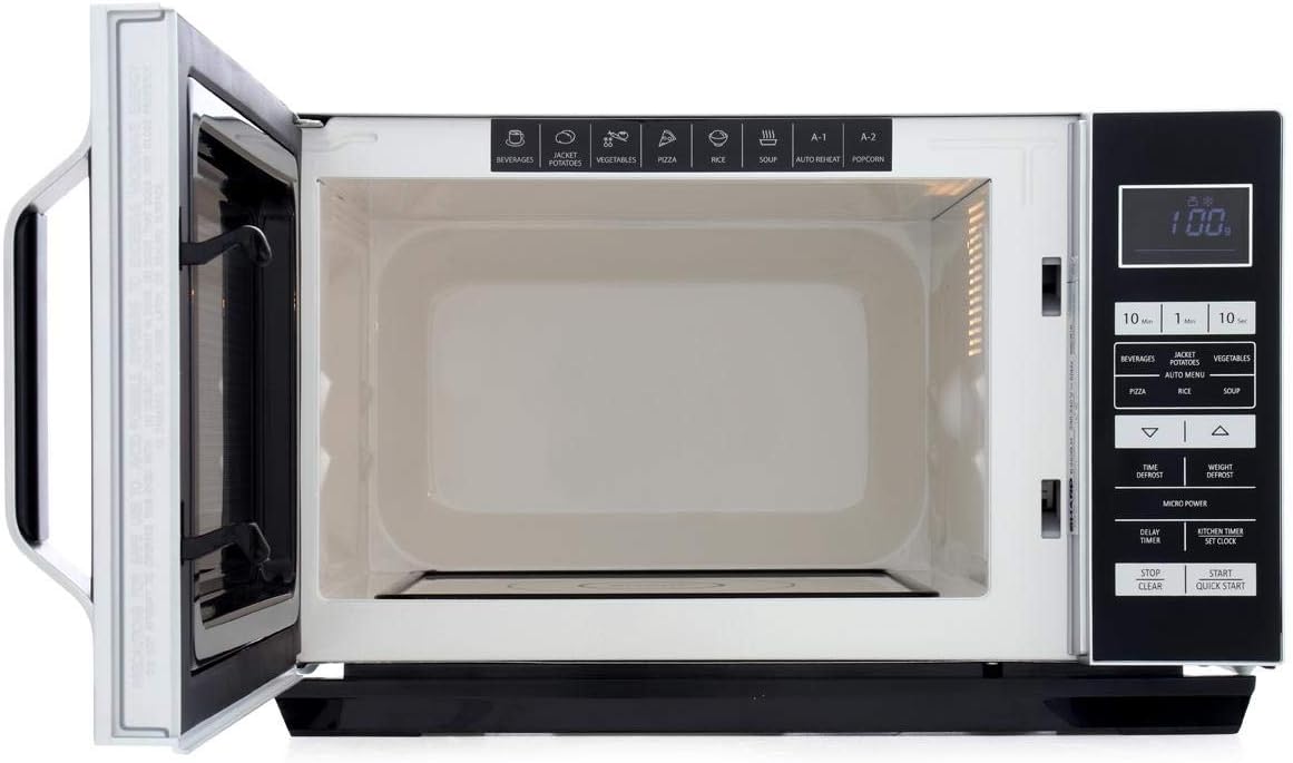 Sharp R360SLM Silver Microwave 900W 23L - Amazing Gadgets Outlet