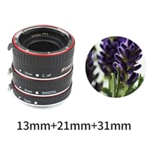 SHOOT AF Auto Focus Macro Extension Tube Set for Canon EOS EF EF - S Lens DSLR Cameras 1100D 700D 650D 600D 550D 500D 450D 400D 350D 300D 100D 70D - Amazing Gadgets Outlet