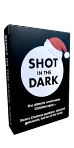 Shot in the Dark Without a Doubt? A hilarious quiz game of ridiculous questions, guesswork and family fun | 2+ players | Adults & Kids - Amazing Gadgets Outlet